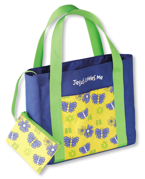 My First Church Bag Butterflies Medium Zondervan